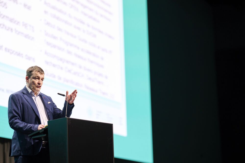 TNS-Geschäftsführer Andreas Hurni. Thermische Netze Schweiz (TNS) machte 2025 Lobbying unter anderem zum Entlastungspaket 27 des Bundes.